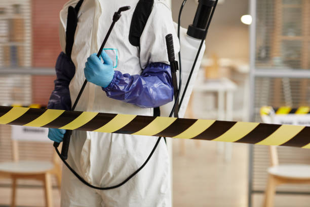 Professional Biohazard Cleanup technician working in Hartford, MI